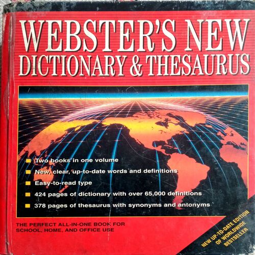 Webster's New Dictionary And Thesaurus