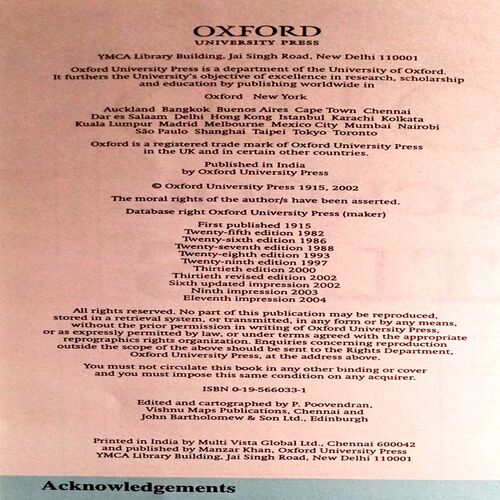 Oxford School Atlas