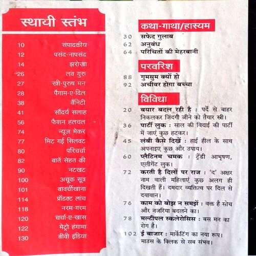 Bindiya (Dec 2012)