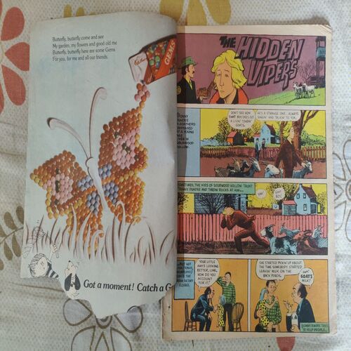 The Hidden Vipers .[ Front Cover Down Side Half Cut ].