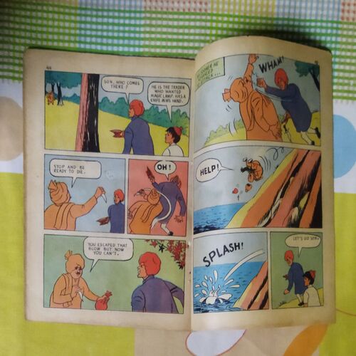 CHACHA BHATIJA AND VALLEY OF DEATH ( LITTLE CUT ON LEFT SIDE AND BACK COVER IS MESSING )