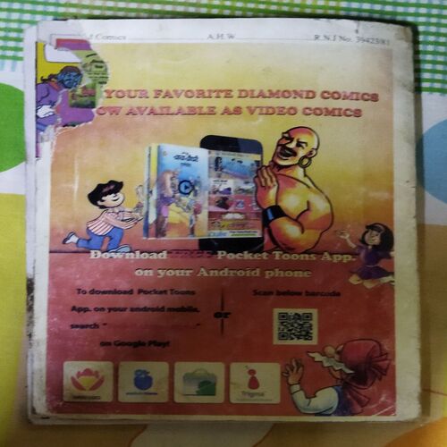 CHACHA CHAUDHARY KA APHARAN ( LITTLE CUT ON RIGHT TOP SIDE )
