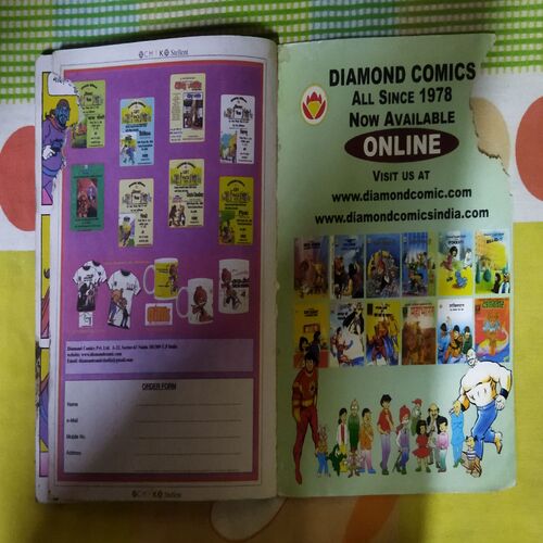 CHACHA CHAUDHARY KA APHARAN ( LITTLE CUT ON RIGHT TOP SIDE )