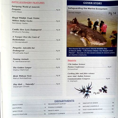 Science  Reporter (March 2019)