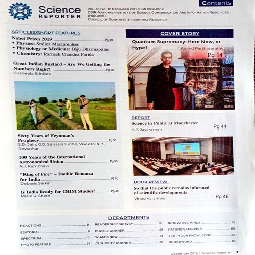 Science  Reporter (Dec 2019)