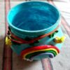 Fully Decorated Small Plastic Bucket(Hand made)