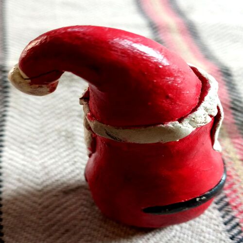 Decorated Ceramic Santa
