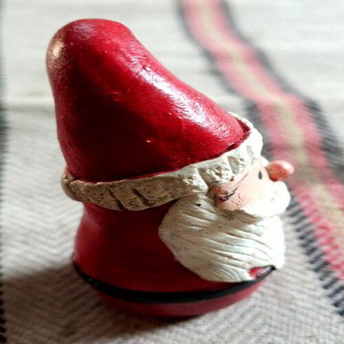 Decorated Ceramic Santa