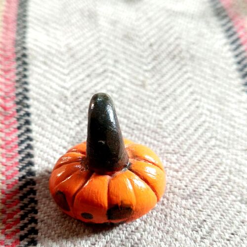 Decorated Ceramic Pumpkin(Hand made)
