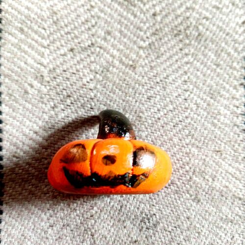 Decorated Ceramic Pumpkin(Hand made)