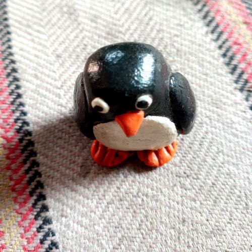Decorated Ceramic Penguin(Handmade)
