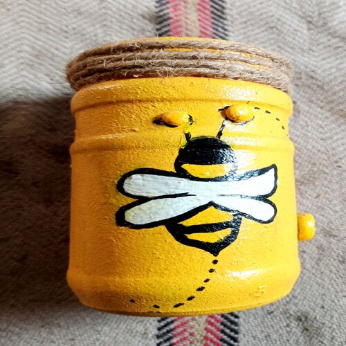 Decorated Glass Bottle(Hand made)