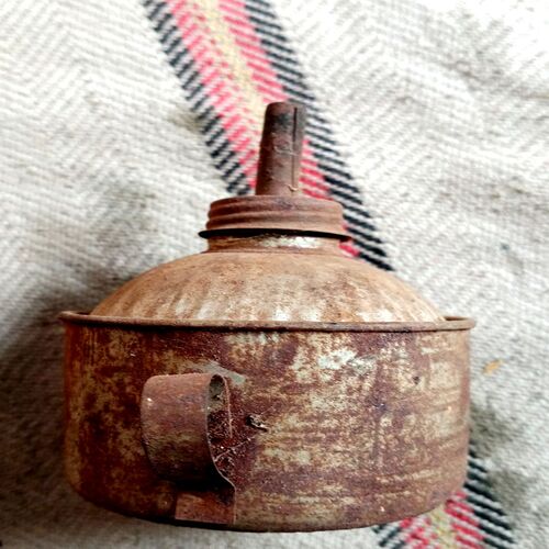 Small Steel Lamp(Old Condition)