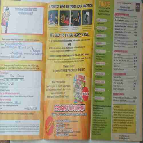 Tinkle  (May 2011)