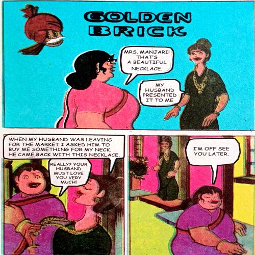 Chacha Chaudhry Golden Brick