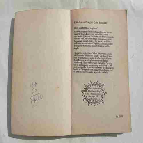 Khushwant Singhs  ( Joke Book)