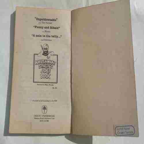 Khushwant Singhs  ( Joke Book)