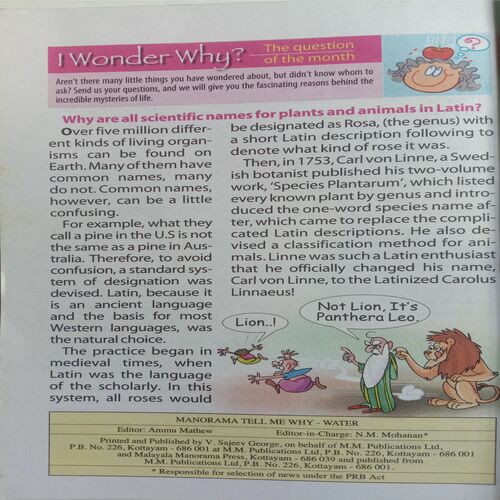 TELL ME WHY (March 2010)