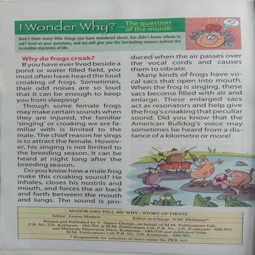 Tell Me Why (August 2010)
