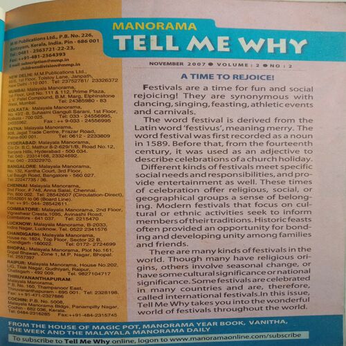 Tell Me Why (November 2007)
