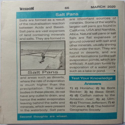 Wisdom (March 2020)