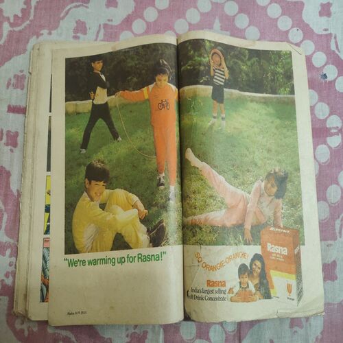 Aaktops Ka Jahar . ( Magic Tape Used But Not Impact In Story , Front & Back Cover Binding Side Little Damage ) .