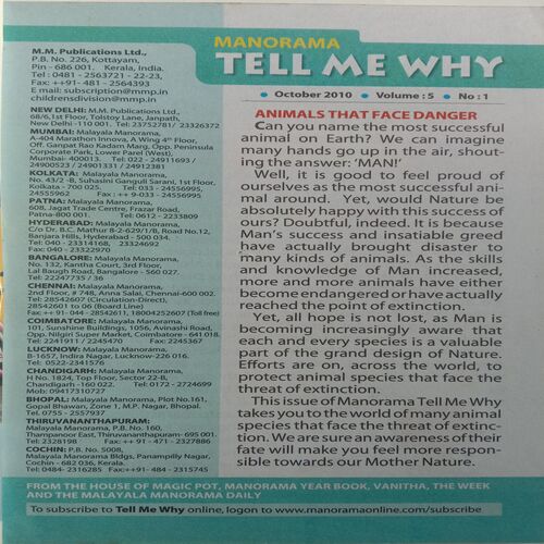 Tell Me Why (October 2010)
