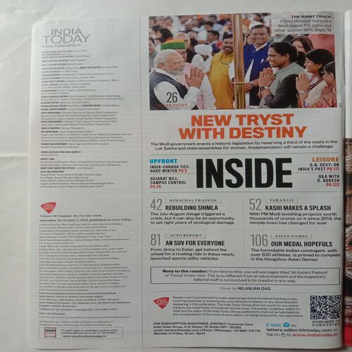 India Today (October 2, 2023)