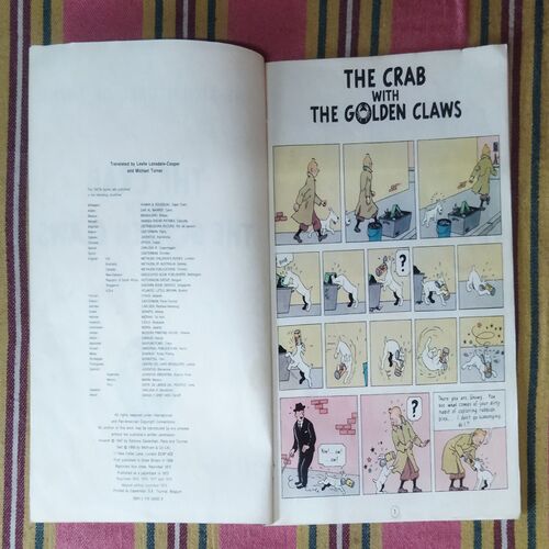 THE CRAB WITH THE GOLDEN CLAWS