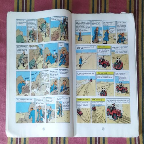 TINTIN LAND OF BLACK GOLD