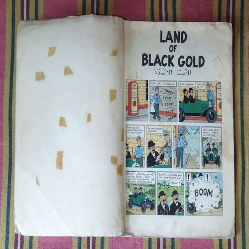 TINTIN LAND OF BLACK GOLD