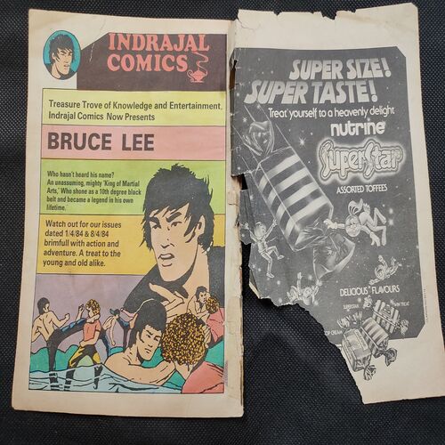 Treasure In The Ruins . ( Back Cover Damage ) .