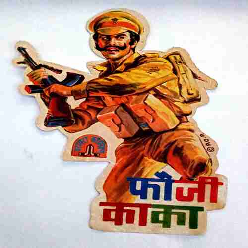 Freebies paper  Sticker (  Phauji Kaaka )