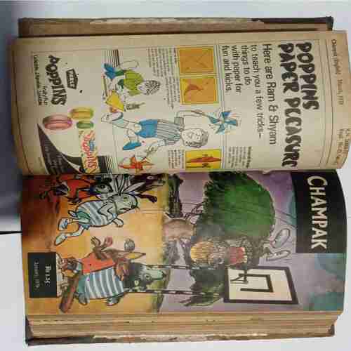 Champak  (  March 1979, January 1979,February 1979, July 1978, December1978 ,September 1978,June 1978, August 1978)