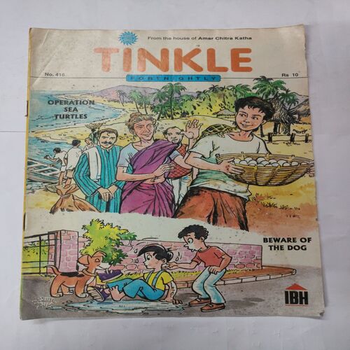 Tinkle No. 416 . ( Operation Sea Turtles And Beware Of The Dog ).