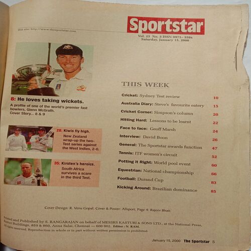 Sport Star (January 15, 2000)