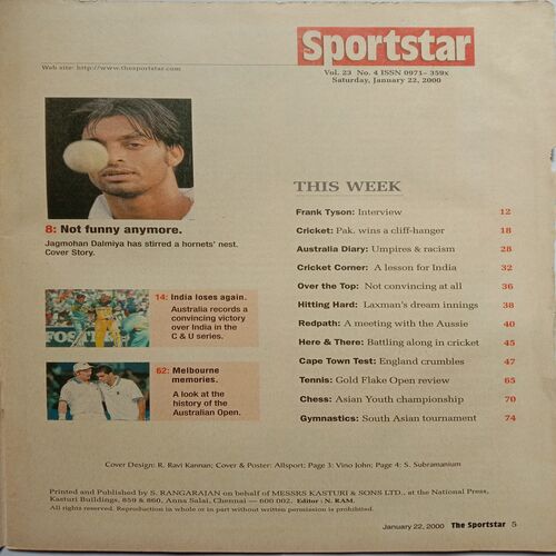 Sport Star (January 22, 2000)