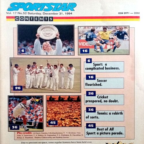 Sport Star (Sat 23 Dec 1994)