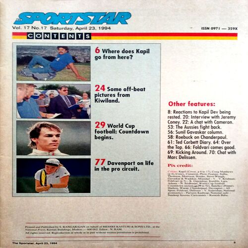Sport Star (Sat 30 April 1994)