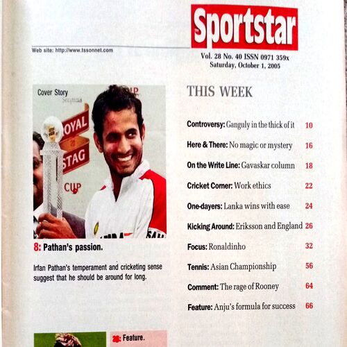 Sport Star (Sat 1 Oct  2005)