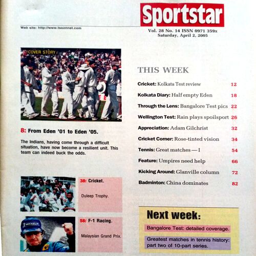 Sport Star (Sat 2 April 2005)