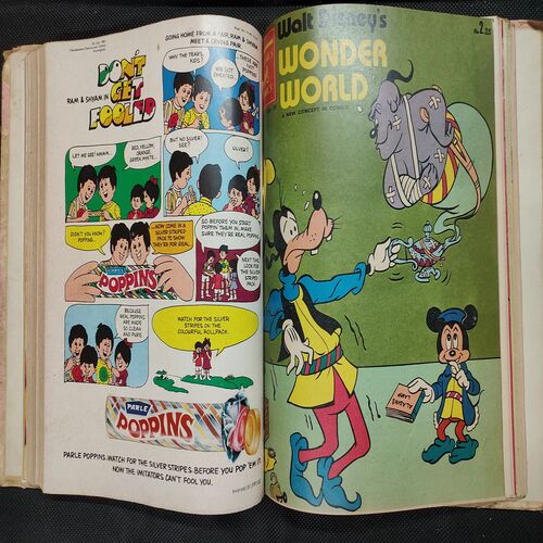 ( 12 In 1 Single Binding ) Chandamama Classics And Comics . Edition :- { 1. Chandamama ( Vol. 01 , No. 13 ) 20th April 1981.  2. Chandamama ( Vol. 01 , No. 14 ) 5th May 1981.  3. Chandamama ( Vol. 01 , No. 15 ) 20th May 1981. 4. Chandamama ( Vol. 01 , No. 16 ) 5th June 1981.  5. Chandamama ( Vol. 01 , No. 17 ) 20th June 1981 .  6. Chandamama ( Vol. 01 , No. 18 ) 5th July 1981.  7. Chandamama ( Vol. 01 , No. 19 ) 20th July 1981.  8. Chandamama ( Vol. 01 , No. 20 )5th August 1981 .  9. Chandamama ( Vol. 01 , No. 1981 ) 20th August 1981 .  10.Chandamama ( Vol. 01 , No. 22 )5th September 1981.  11. Chandamama ( Vol. 01 , No. 23 ) 20th September 1981.  12. Chandamama ( Vol. 01 , No. 24 ) 5th October 1981 }.