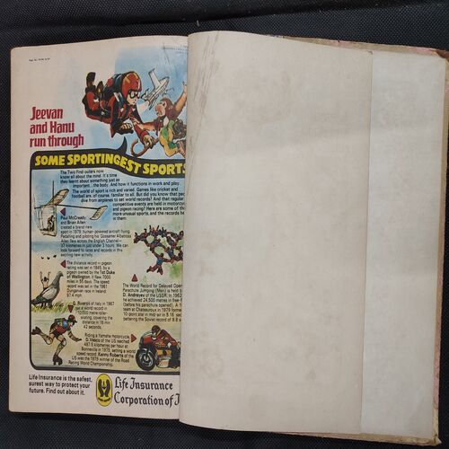( 12 In 1 Single Binding ) Chandamama Classics And Comics . Edition :- { 1. Chandamama ( Vol. 01 , No. 13 ) 20th April 1981.  2. Chandamama ( Vol. 01 , No. 14 ) 5th May 1981.  3. Chandamama ( Vol. 01 , No. 15 ) 20th May 1981. 4. Chandamama ( Vol. 01 , No. 16 ) 5th June 1981.  5. Chandamama ( Vol. 01 , No. 17 ) 20th June 1981 .  6. Chandamama ( Vol. 01 , No. 18 ) 5th July 1981.  7. Chandamama ( Vol. 01 , No. 19 ) 20th July 1981.  8. Chandamama ( Vol. 01 , No. 20 )5th August 1981 .  9. Chandamama ( Vol. 01 , No. 1981 ) 20th August 1981 .  10.Chandamama ( Vol. 01 , No. 22 )5th September 1981.  11. Chandamama ( Vol. 01 , No. 23 ) 20th September 1981.  12. Chandamama ( Vol. 01 , No. 24 ) 5th October 1981 }.