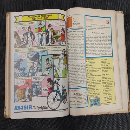 ( 12 In 1 Single Binding ) Chandamama Classics And Comics . Edition :- { 1. Chandamama ( Vol. 01 , No. 01 ) 20th October 1980.  2. Chandamama ( Vol. 01 , No. 02 ) 5th November 1980.  3. Chandamama ( Vol. 01 , No. 03 ) 20th November 1980. 4. Chandamama ( Vol. 01 , No. 04 ) 5th December 1980.  5. Chandamama ( Vol. 01 , No. 05 ) 20th December 1980 .  6. Chandamama ( Vol. 01 , No. 06 ) 5th January 1981.  7. Chandamama ( Vol. 01 , No. 07 ) 20th January 1981.  8. Chandamama ( Vol. 01 , No. 08 )5th February 1981 .  9. Chandamama ( Vol. 01 , No. 09 ) 20th February 1981 .  10.Chandamama ( Vol. 01 , No. 10 )5th March 1981.  11. Chandamama ( Vol. 01 , No. 11 ) 20th March 1981.  12. Chandamama ( Vol. 01 , No. 12 ) 5th April 1981 }.