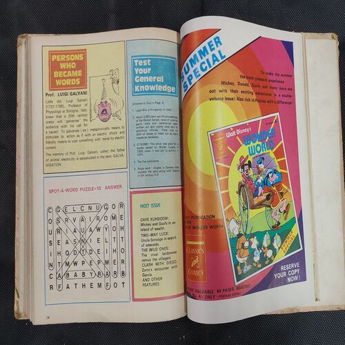 ( 12 In 1 Single Binding ) Chandamama Classics And Comics . Edition :- { 1. Chandamama ( Vol. 01 , No. 01 ) 20th October 1980.  2. Chandamama ( Vol. 01 , No. 02 ) 5th November 1980.  3. Chandamama ( Vol. 01 , No. 03 ) 20th November 1980. 4. Chandamama ( Vol. 01 , No. 04 ) 5th December 1980.  5. Chandamama ( Vol. 01 , No. 05 ) 20th December 1980 .  6. Chandamama ( Vol. 01 , No. 06 ) 5th January 1981.  7. Chandamama ( Vol. 01 , No. 07 ) 20th January 1981.  8. Chandamama ( Vol. 01 , No. 08 )5th February 1981 .  9. Chandamama ( Vol. 01 , No. 09 ) 20th February 1981 .  10.Chandamama ( Vol. 01 , No. 10 )5th March 1981.  11. Chandamama ( Vol. 01 , No. 11 ) 20th March 1981.  12. Chandamama ( Vol. 01 , No. 12 ) 5th April 1981 }.