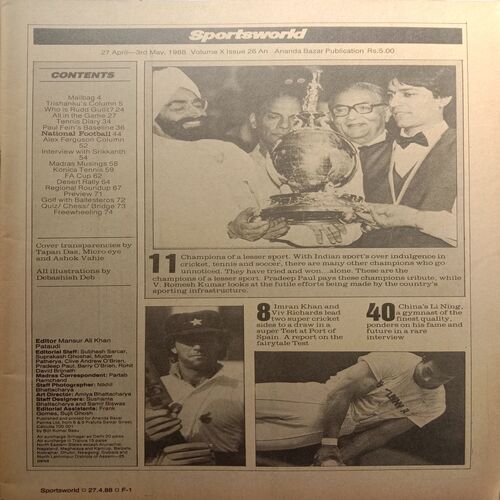 Sports World (27 April-3 May, 1988)