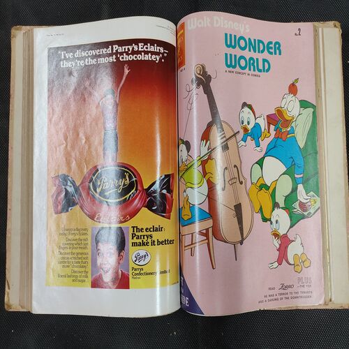 ( 12 In 1 Single Binding ) Chandamama Classics And Comics . Edition :- { 1. Chandamama ( Vol. 01 , No. 01 ) 20th October 1980.  2. Chandamama ( Vol. 01 , No. 02 ) 5th November 1980.  3. Chandamama ( Vol. 01 , No. 03 ) 20th November 1980. 4. Chandamama ( Vol. 01 , No. 04 ) 5th December 1980.  5. Chandamama ( Vol. 01 , No. 05 ) 20th December 1980 .  6. Chandamama ( Vol. 01 , No. 06 ) 5th January 1981.  7. Chandamama ( Vol. 01 , No. 07 ) 20th January 1981.  8. Chandamama ( Vol. 01 , No. 08 )5th February 1981 .  9. Chandamama ( Vol. 01 , No. 09 ) 20th February 1981 .  10.Chandamama ( Vol. 01 , No. 10 )5th March 1981.  11. Chandamama ( Vol. 01 , No. 11 ) 20th March 1981.  12. Chandamama ( Vol. 01 , No. 12 ) 5th April 1981 }.