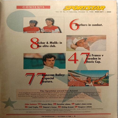 Sport Star (October 12, 1996)