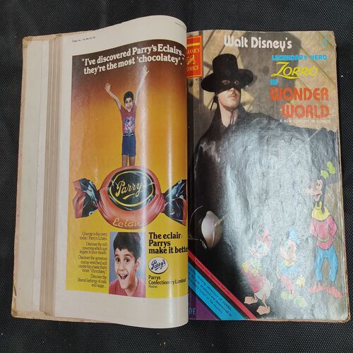 ( 12 In 1 Single Binding ) Chandamama Classics And Comics . Edition :- { 1. Chandamama ( Vol. 01 , No. 01 ) 20th October 1980.  2. Chandamama ( Vol. 01 , No. 02 ) 5th November 1980.  3. Chandamama ( Vol. 01 , No. 03 ) 20th November 1980. 4. Chandamama ( Vol. 01 , No. 04 ) 5th December 1980.  5. Chandamama ( Vol. 01 , No. 05 ) 20th December 1980 .  6. Chandamama ( Vol. 01 , No. 06 ) 5th January 1981.  7. Chandamama ( Vol. 01 , No. 07 ) 20th January 1981.  8. Chandamama ( Vol. 01 , No. 08 )5th February 1981 .  9. Chandamama ( Vol. 01 , No. 09 ) 20th February 1981 .  10.Chandamama ( Vol. 01 , No. 10 )5th March 1981.  11. Chandamama ( Vol. 01 , No. 11 ) 20th March 1981.  12. Chandamama ( Vol. 01 , No. 12 ) 5th April 1981 }.