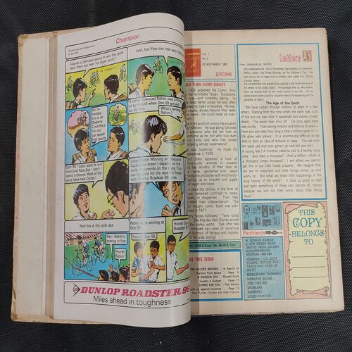 ( 12 In 1 Single Binding ) Chandamama Classics And Comics . Edition :- { 1. Chandamama ( Vol. 01 , No. 01 ) 20th October 1980.  2. Chandamama ( Vol. 01 , No. 02 ) 5th November 1980.  3. Chandamama ( Vol. 01 , No. 03 ) 20th November 1980. 4. Chandamama ( Vol. 01 , No. 04 ) 5th December 1980.  5. Chandamama ( Vol. 01 , No. 05 ) 20th December 1980 .  6. Chandamama ( Vol. 01 , No. 06 ) 5th January 1981.  7. Chandamama ( Vol. 01 , No. 07 ) 20th January 1981.  8. Chandamama ( Vol. 01 , No. 08 )5th February 1981 .  9. Chandamama ( Vol. 01 , No. 09 ) 20th February 1981 .  10.Chandamama ( Vol. 01 , No. 10 )5th March 1981.  11. Chandamama ( Vol. 01 , No. 11 ) 20th March 1981.  12. Chandamama ( Vol. 01 , No. 12 ) 5th April 1981 }.